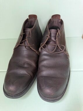 Timberland Dark Brown Leather Chukka Boots Size 9.5